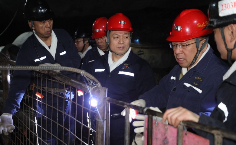 鮑衍勝到鳥山礦調研檢查工作